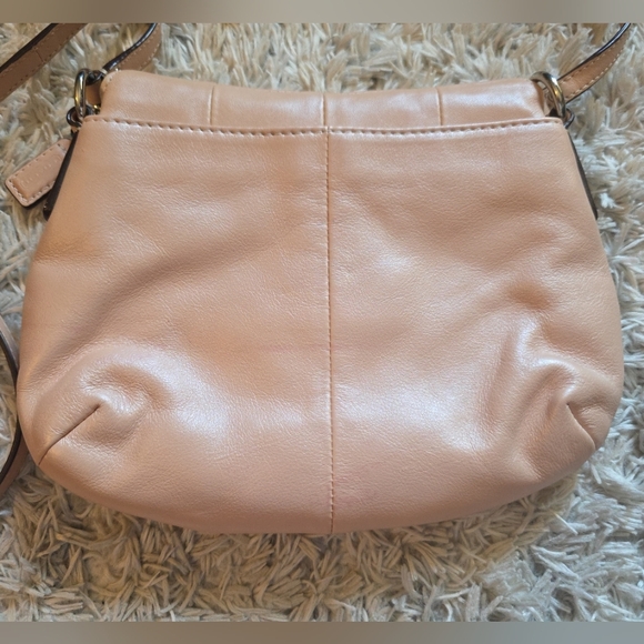 Genuine Coach Pink Blush Leather Soho Buckle Flap Crossbody Purse shoulder Bag - Picture 7 of 13